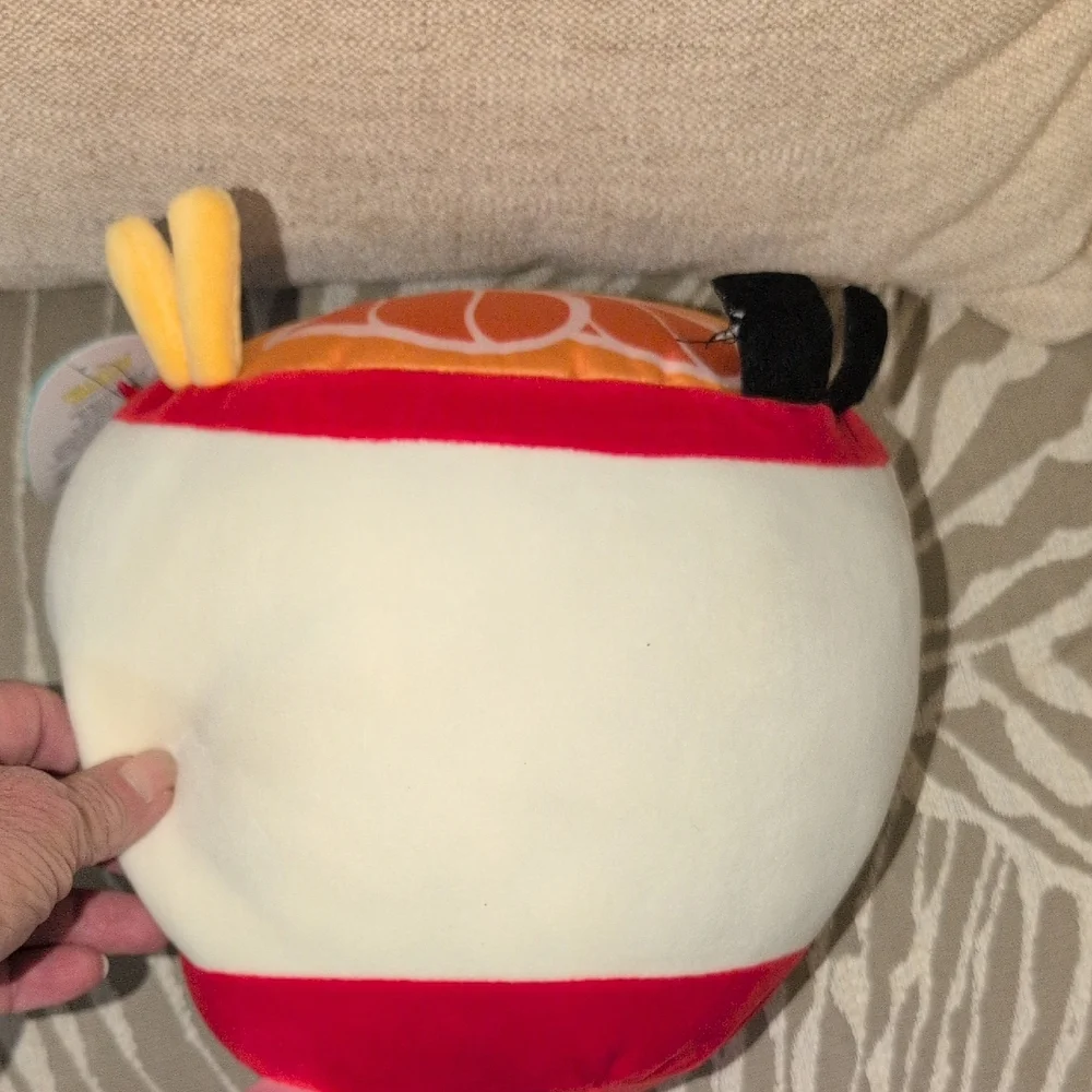 Squishmallows Red and Cream Plush - Raisy
